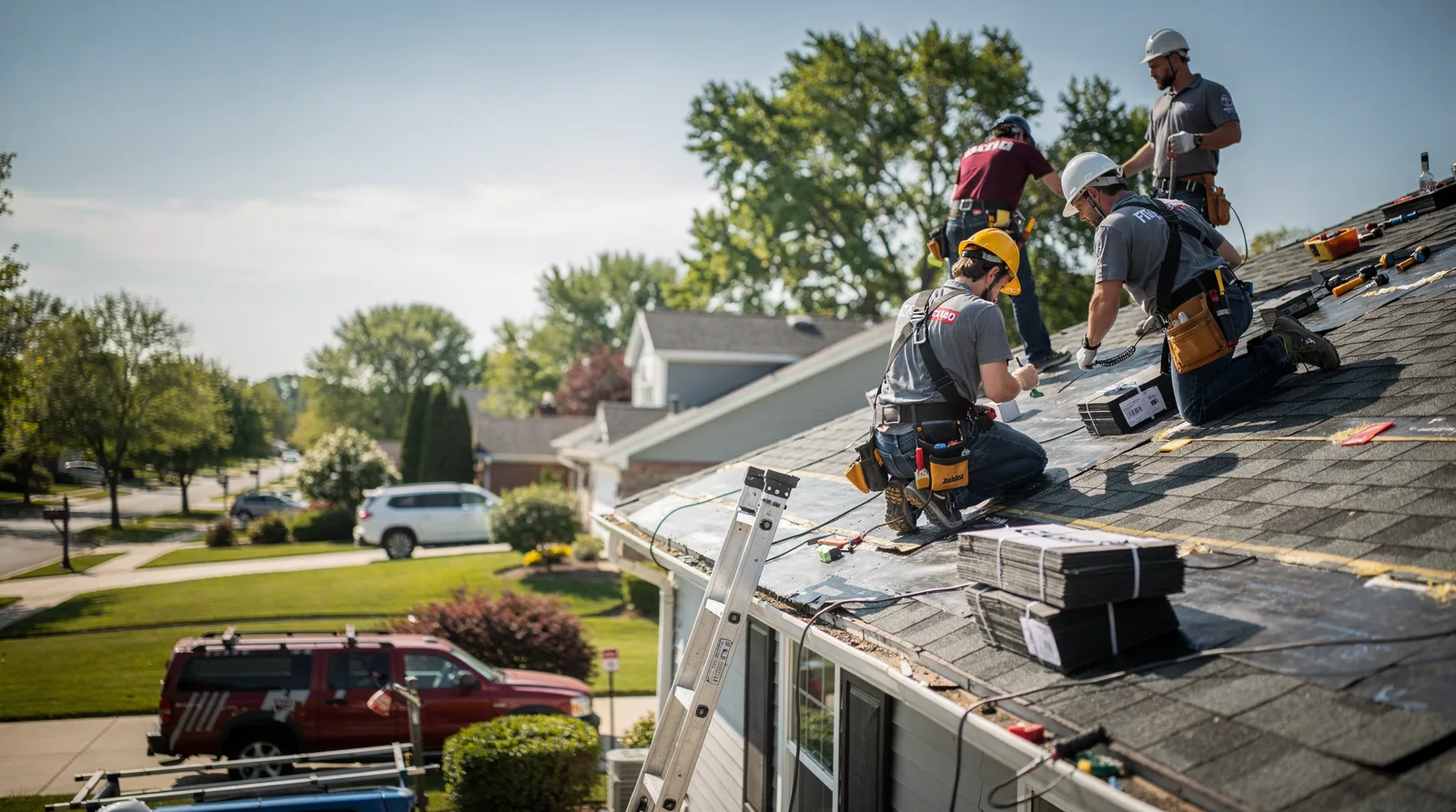 Roof Repair in Islesboro, ME around you